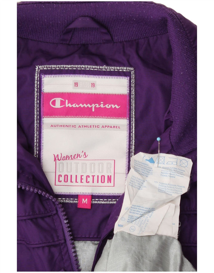 Champion Veste Bomber Femme UK 14 Violet Moyen Polyester