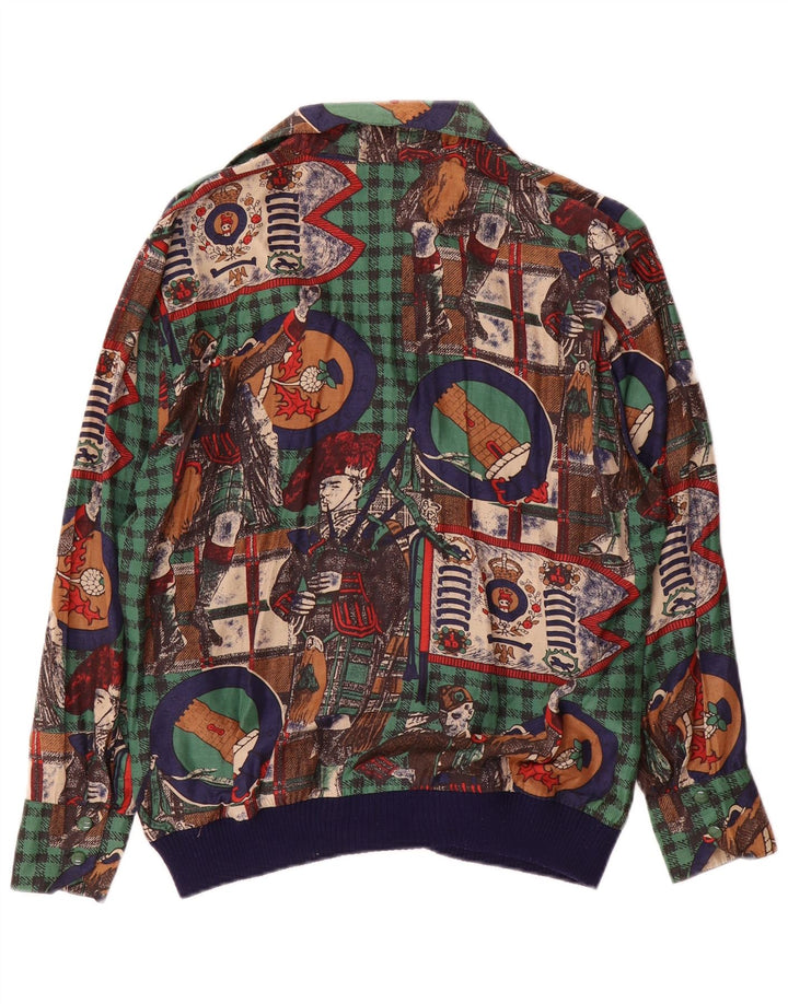 Tru Chemisier graphique à manches longues pour femme EU 40 à carreaux multicolores moyens