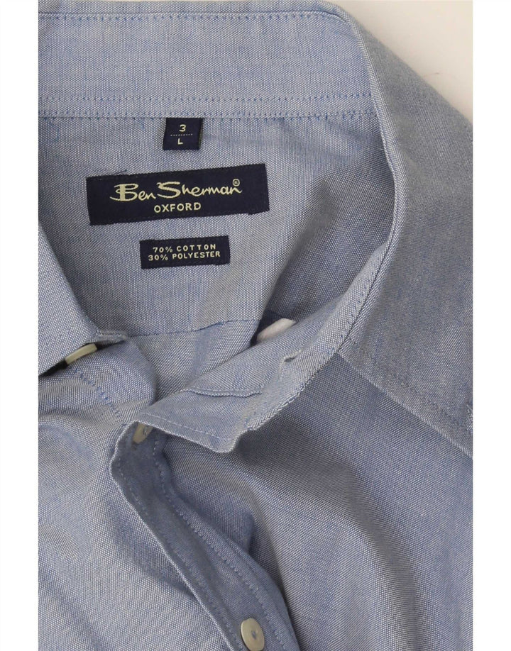 Ben Sherman Chemise Oxford Homme Grand Bleu Coton