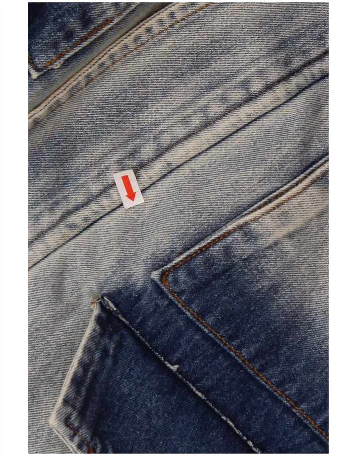 NOUVELLE COLLECTION Veste en jean surdimensionnée à manches 3/4 pour femme UK 10 Petit Bleu