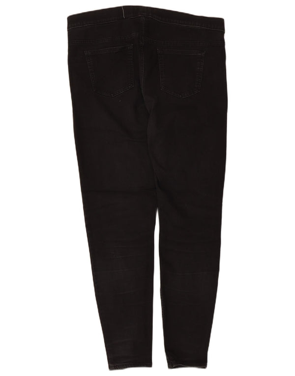 Marks & Spencer Jean Jegging Femme UK 18 XL W34 L27 Coton Noir