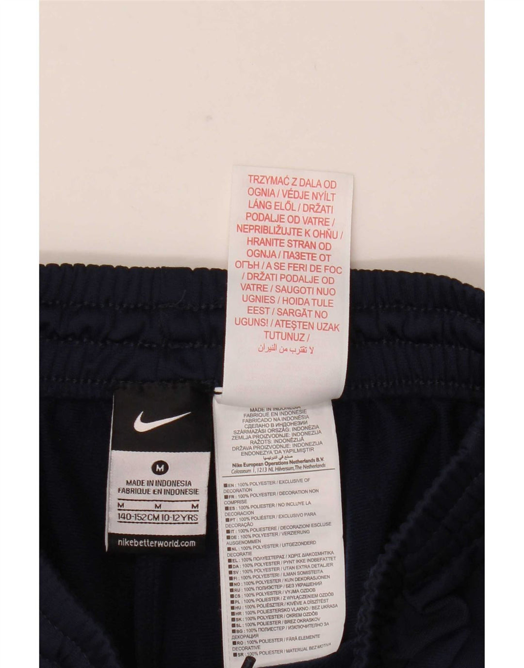 Pantalon de survêtement Nike garçon 10-11 ans bleu marine moyen polyester