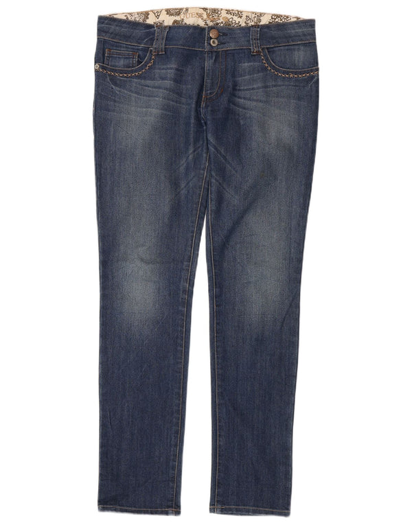 Guess Jean Slim Femme W31 L33 Bleu Coton