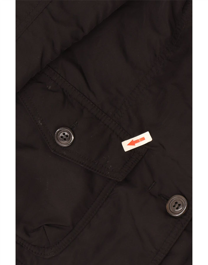 Pinko Veste blazer à 2 boutons pour femme UK 8 Small Noir Polyamide