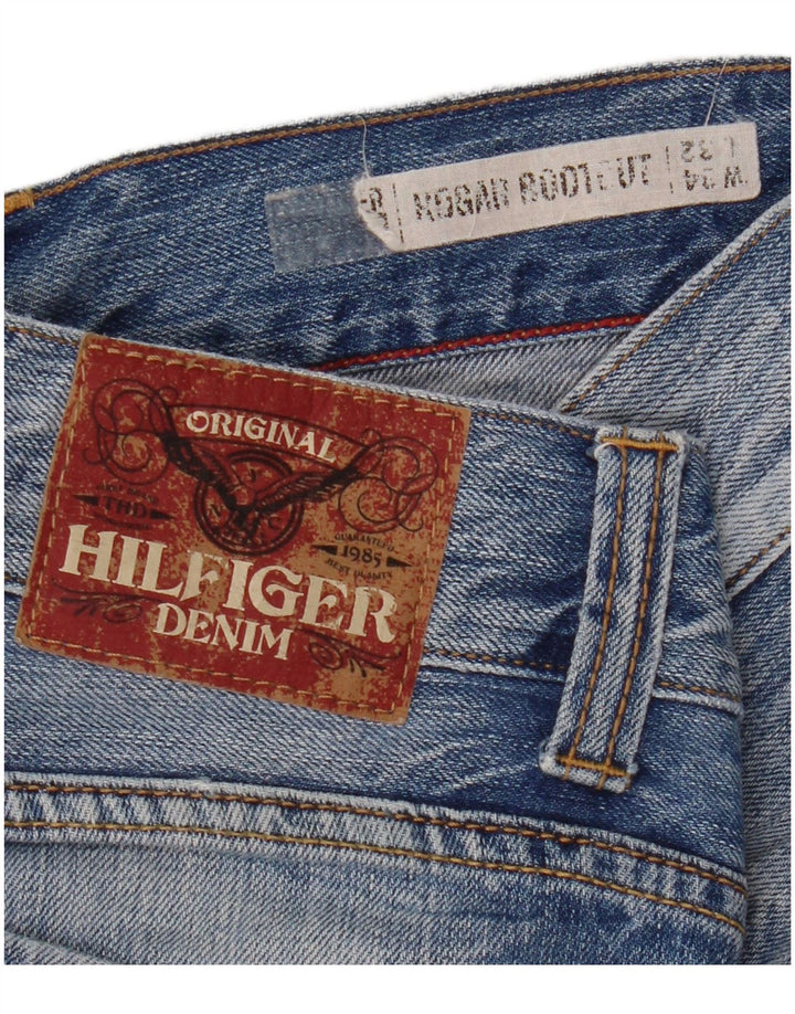 TOMMY HILFIGER Jean Bootcut Rogar Homme W34 L32 Bleu