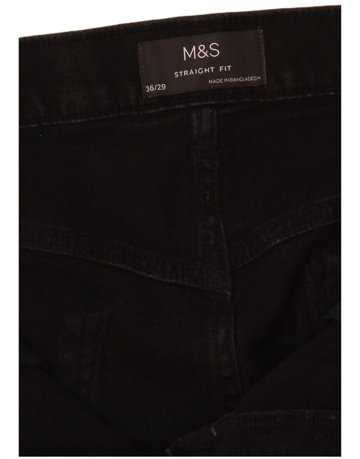 Marks & Spencer Jean Droit Homme W36 L26 Noir