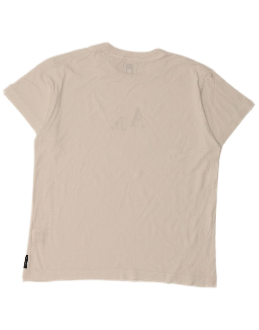 ARMANI JUNIOR T-Shirt Graphique Garçon 11-12 ans Blanc Coton