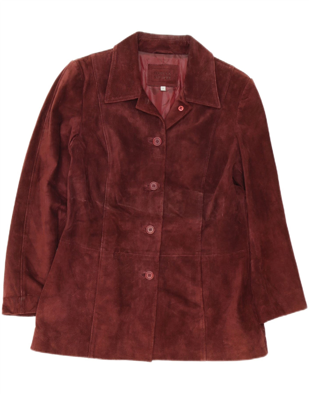 Marks & Spencer Veste blazer à 5 boutons pour femme UK 14 Bordeaux moyen