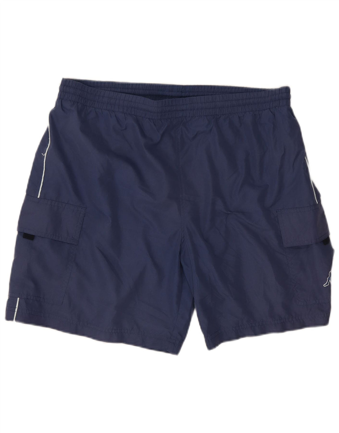 KAPPA Short de Sport Homme XL Bleu Polyester