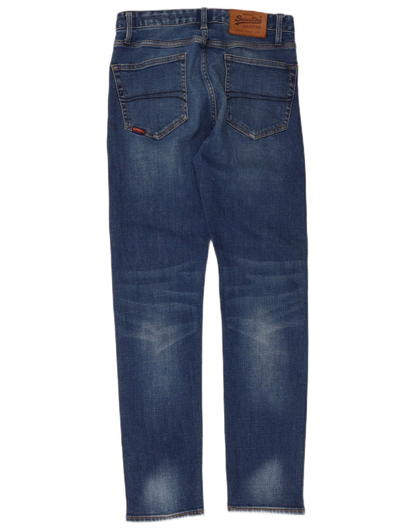 Superdry Jean Slim W30 L32 Femme Bleu Coton