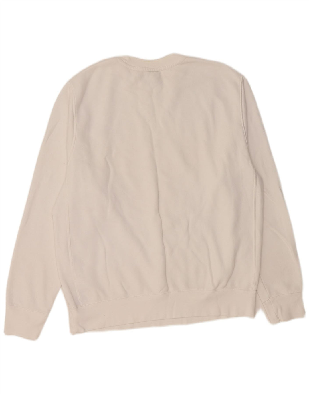 NIKE Sweat-shirt pour homme en coton blanc moyen