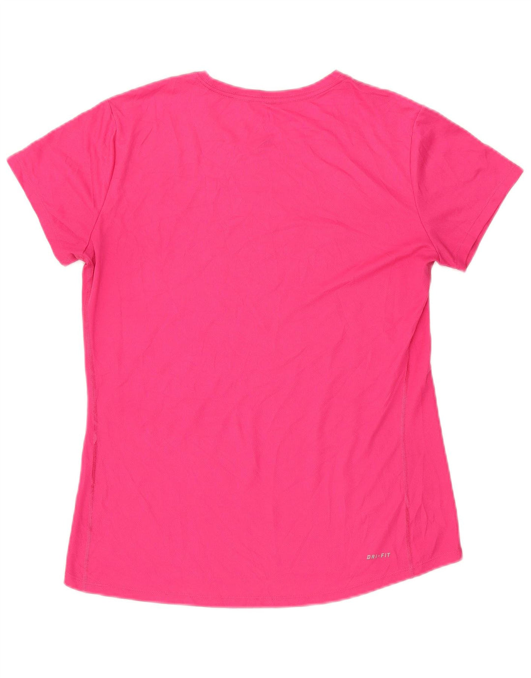 NIKE T-shirt Dri Fit pour femme UK 14 Large Rose