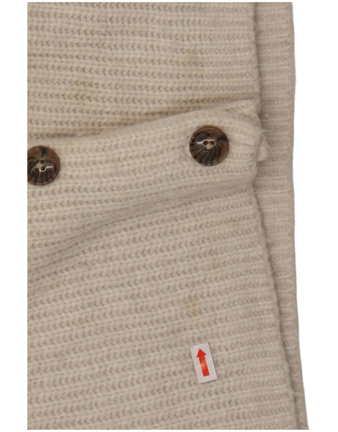 FAT FACE Cardigan court surdimensionné pour femme UK 10 Petit nylon blanc