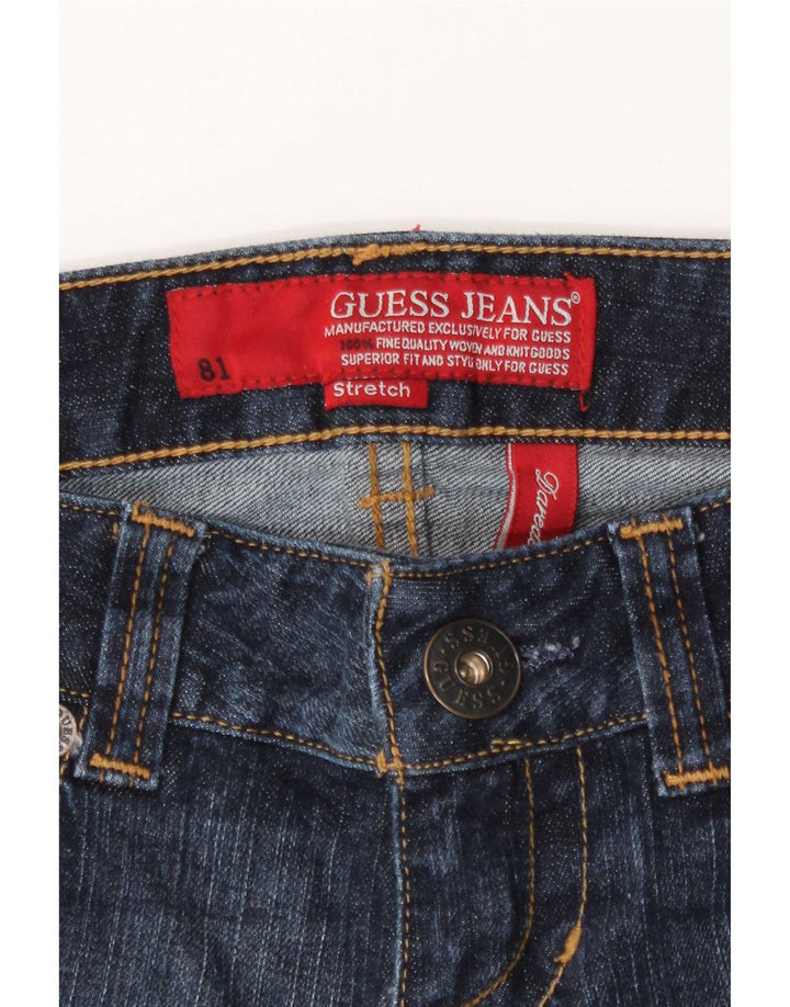 Guess Jean Bootcut Stretch Femme W26 L32 Bleu Marine Coton