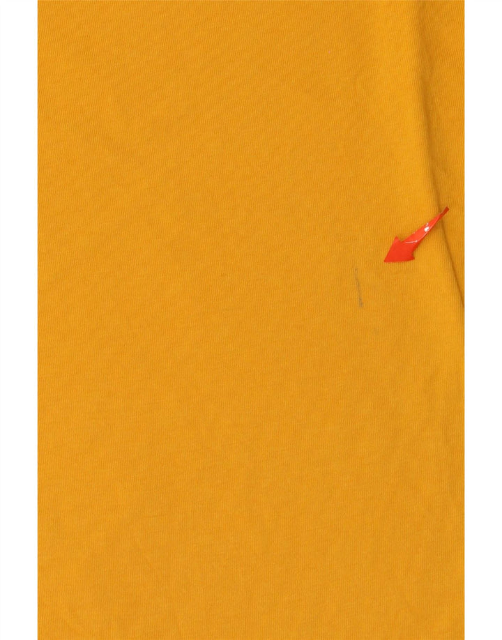 The North Face T-Shirt Homme Haut Petit Jaune Coton