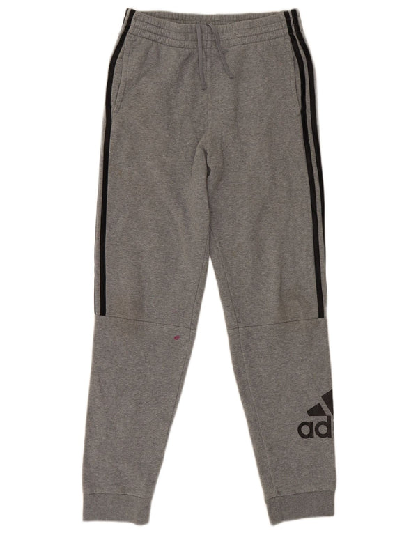 Adidas Pantalon de survêtement graphique pour garçon 13-14 ans XL Gris Coton