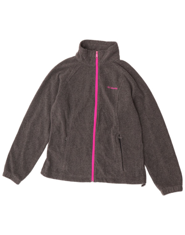 Columbia Veste Polaire Femme UK 14 Gris Moyen Polyester Sports