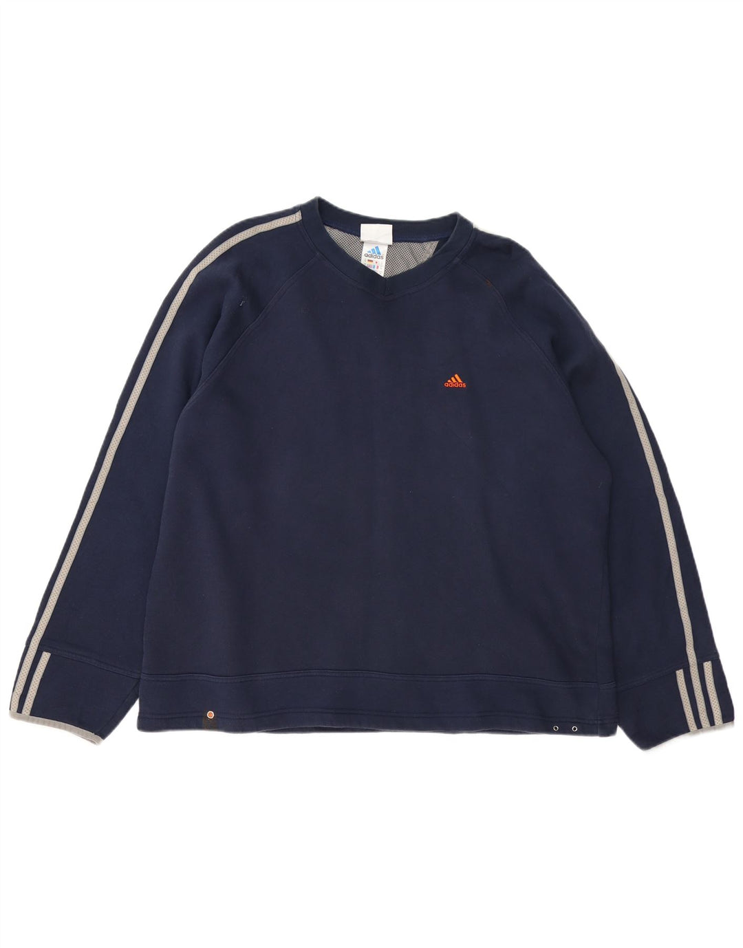 ADIDAS Sweat-shirt coupe ample pour homme en coton bleu marine moyen
