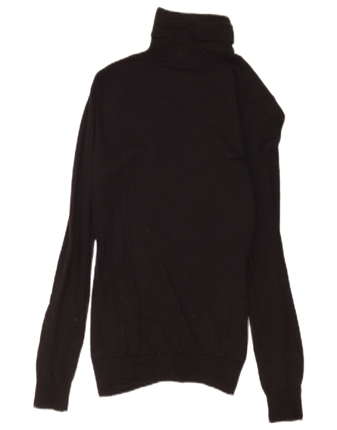Massimo Dutti Pull col roulé pour femme UK 8 Small Noir