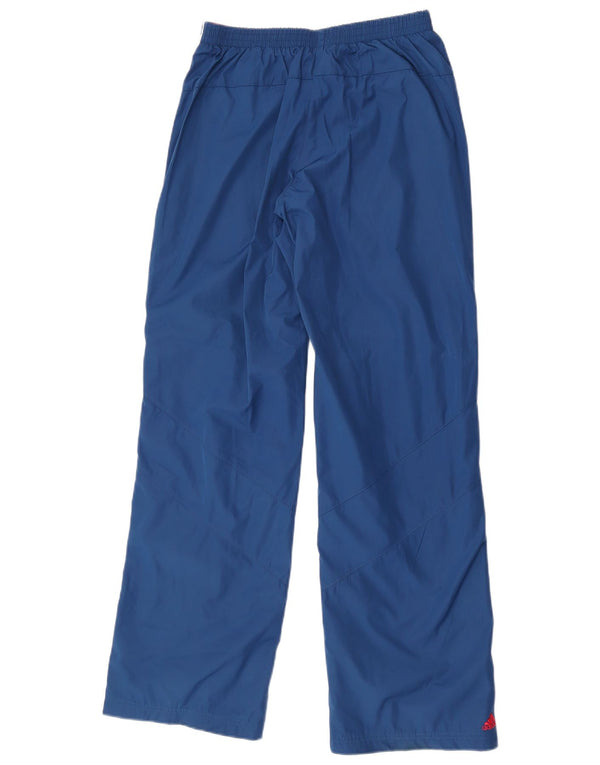 Adidas Pantalon chino droit graphique pour femme UK 10 Small W28 L32 Bleu