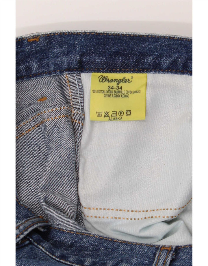 Wrangler Jean droit homme W34 L34 bleu coton