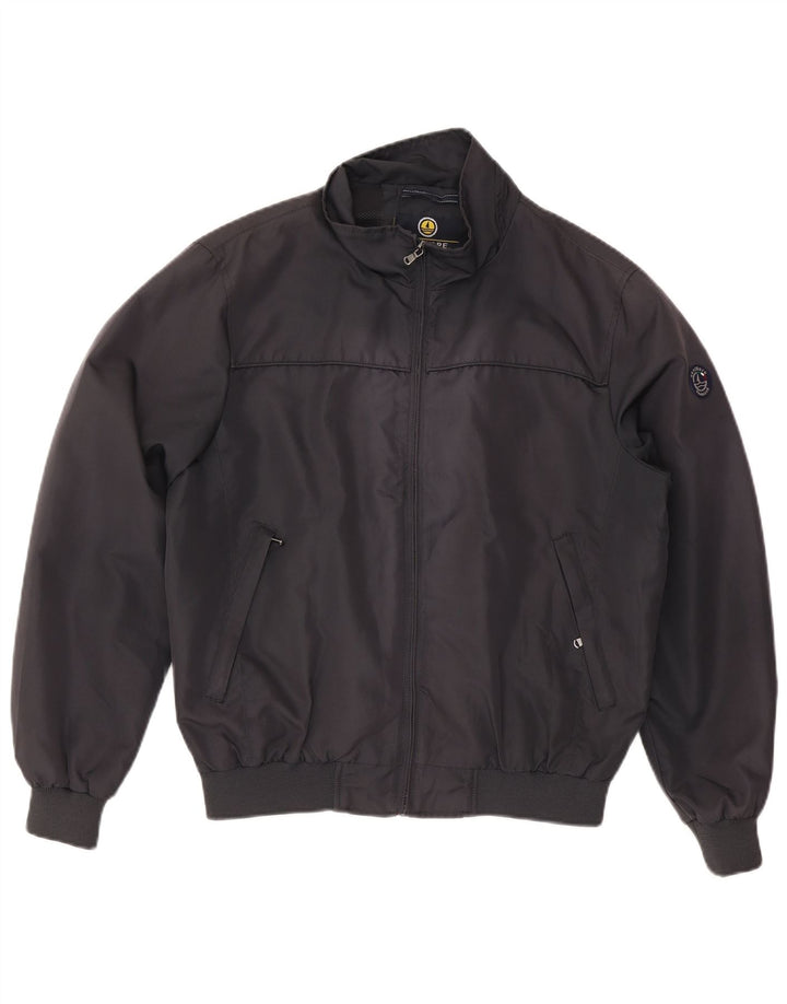 Navigare Veste Bomber Homme UK 40 Large Bleu Marine Polyester