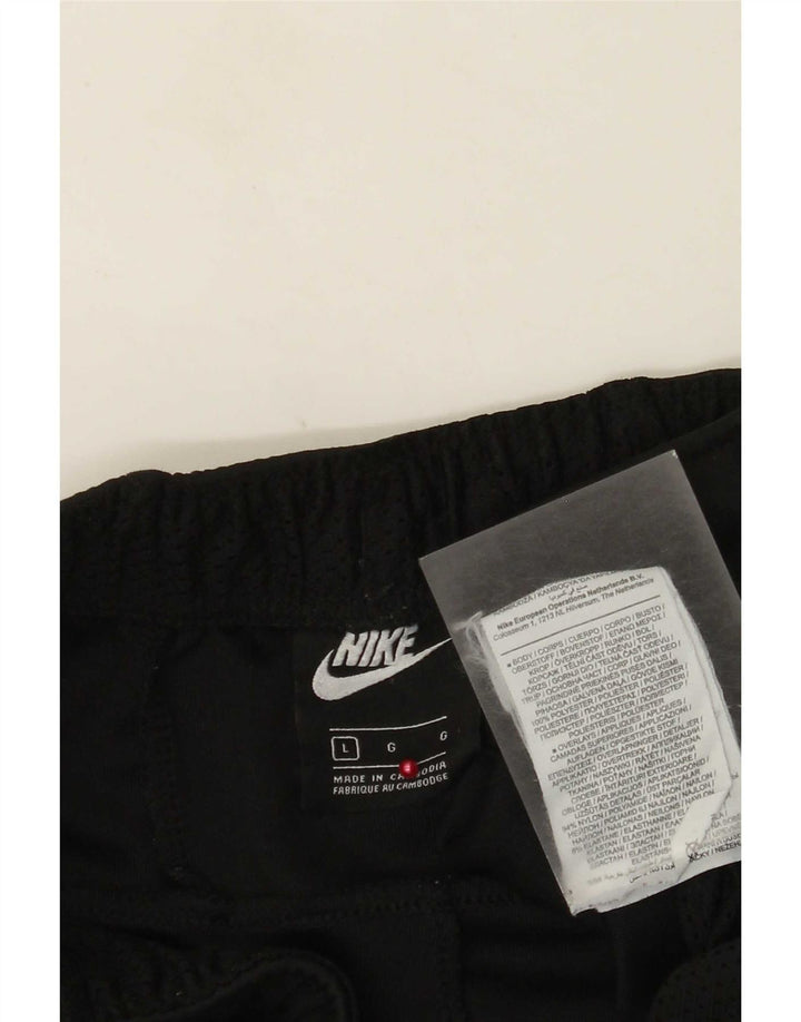 Nike Pantalon de survêtement pour homme Pantalon de jogging Large Noir Colorblock Polyester