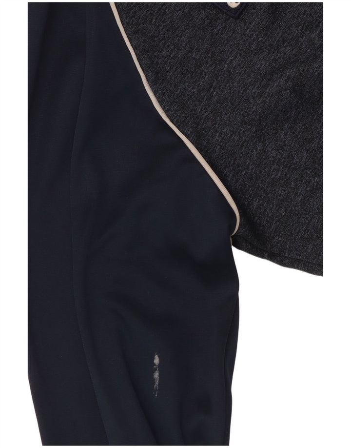 Ellesse Veste de survêtement pour homme XS Bleu marine Colourblock Polyester