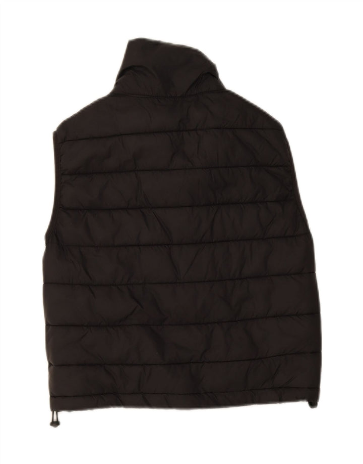 ZARA Womens Padded Gilet UK 10 Small Black Polyester Vintage Zara and Second-Hand Zara from Messina Hembry 