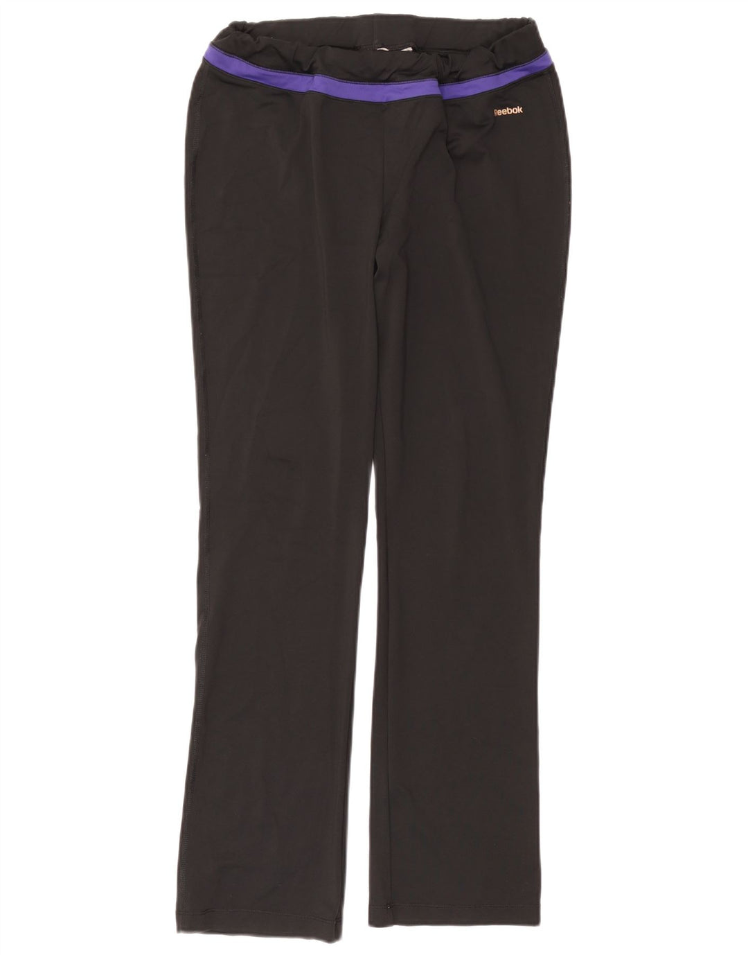 REEBOK Pantalon de survêtement pour femme UK 44 Large Noir Polyester