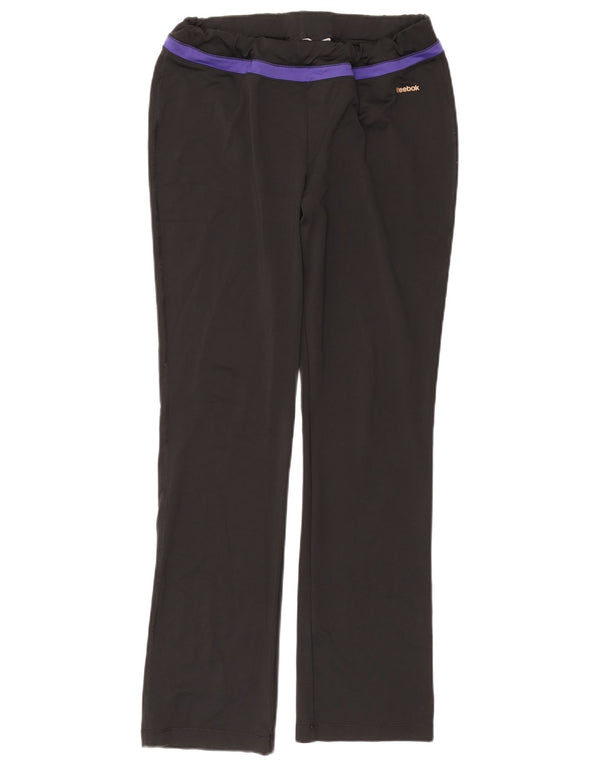 REEBOK Pantalon de survêtement pour femme UK 44 Large Noir Polyester