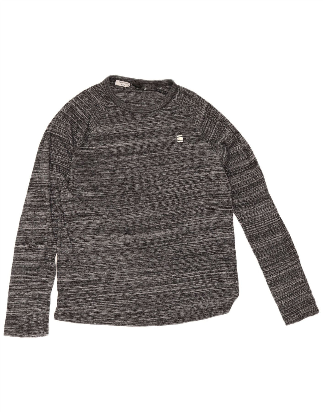 G-Star Homme Top Manches Longues Petit Gris Pinstripe Polyester