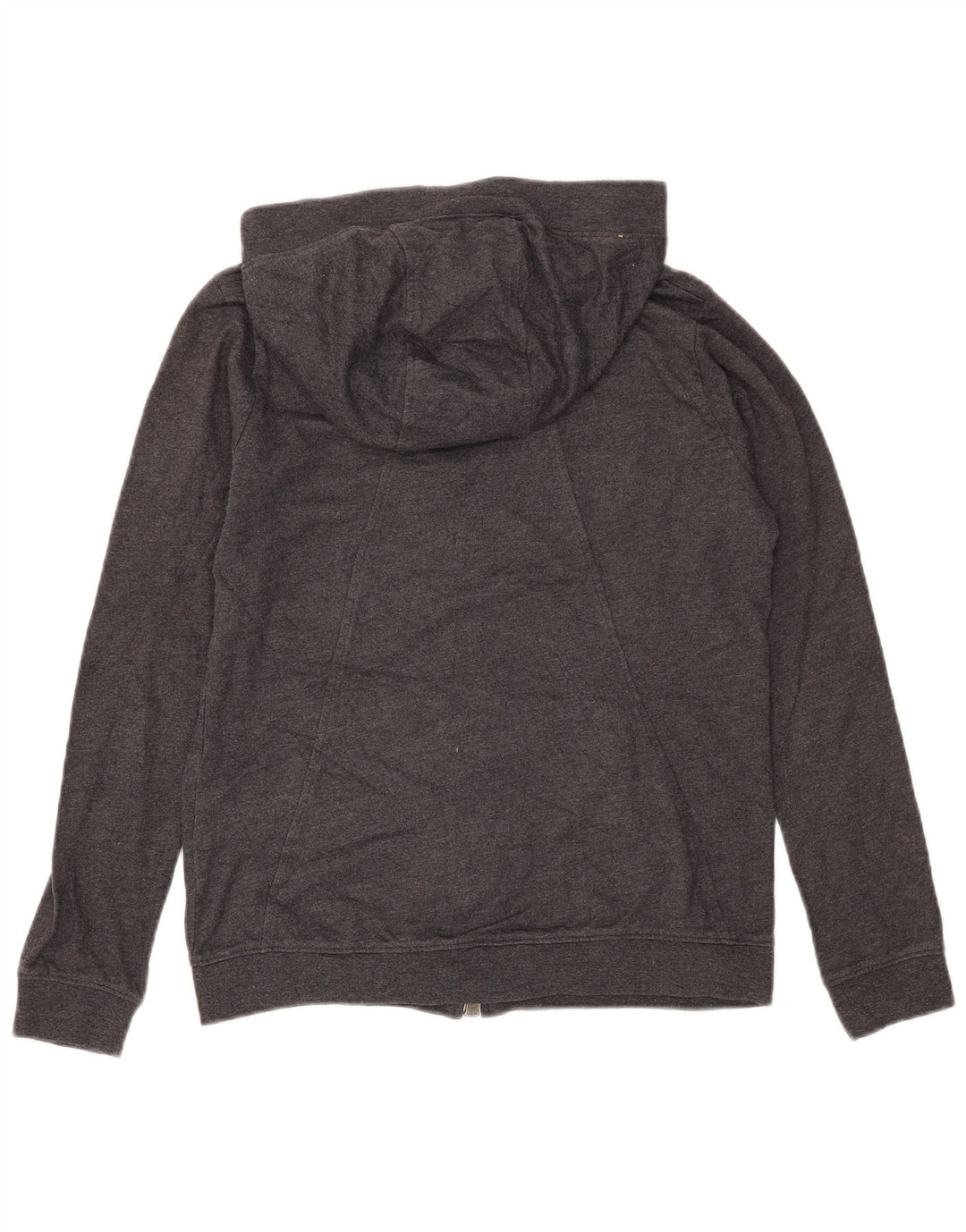 Nike Pull à capuche zippé pour femme UK 14 Gris moyen Polyester