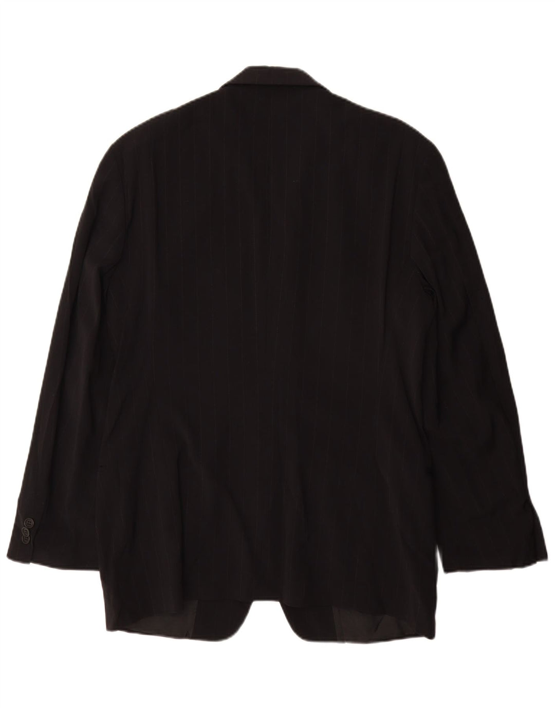 Emporio Armani Veste blazer à 3 boutons pour homme IT 48 à rayures noires moyennes