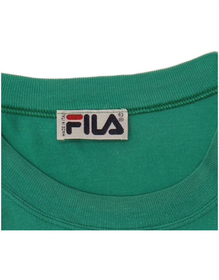 Fila T-Shirt Graphique Homme XL Vert