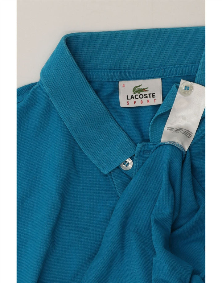 Lacoste Polo Homme Taille 4 Coton Bleu Moyen