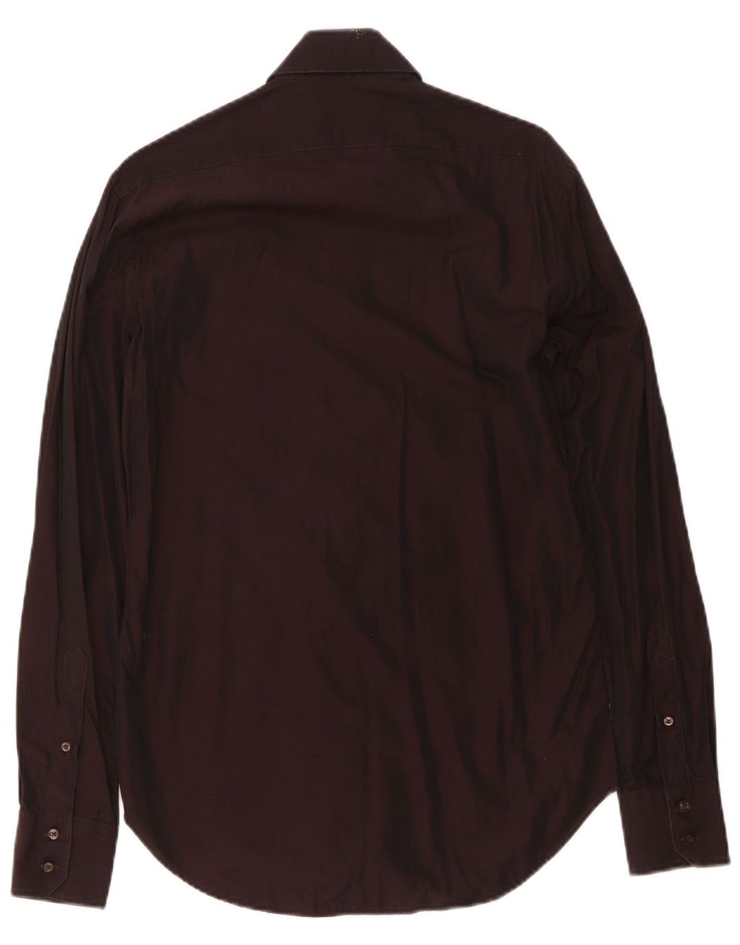 Zara Chemise Homme EU 38 Coton Marron Moyen