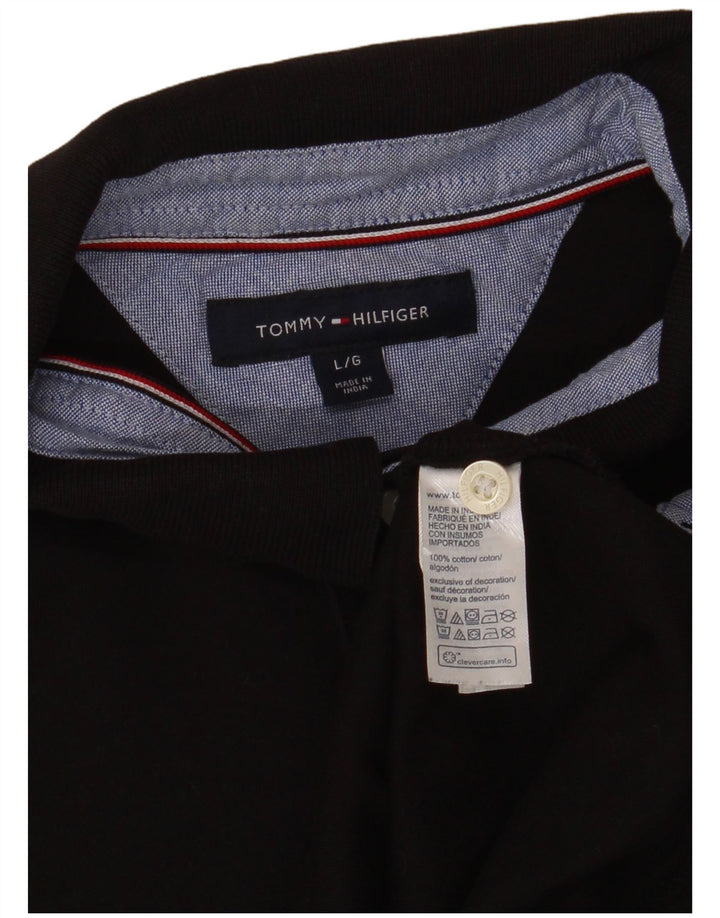 Tommy Hilfiger Polo Homme Grand Noir Coton