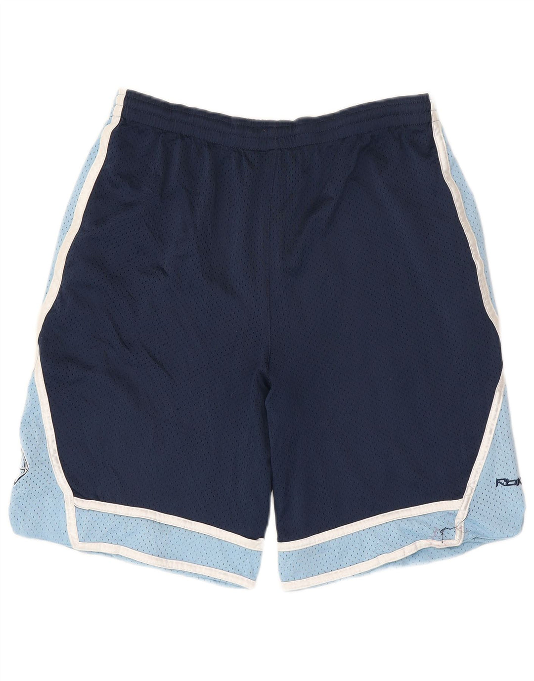 REEBOK Short de sport pour homme XL Bleu marine Colorblock Polyester