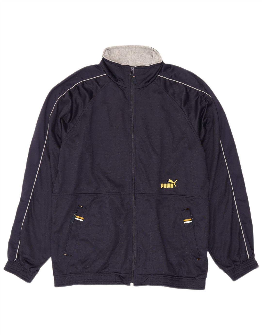 Puma Veste de survêtement pour homme Petit Bleu Marine Polyester