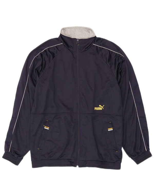 Puma Veste de survêtement pour homme Petit Bleu Marine Polyester
