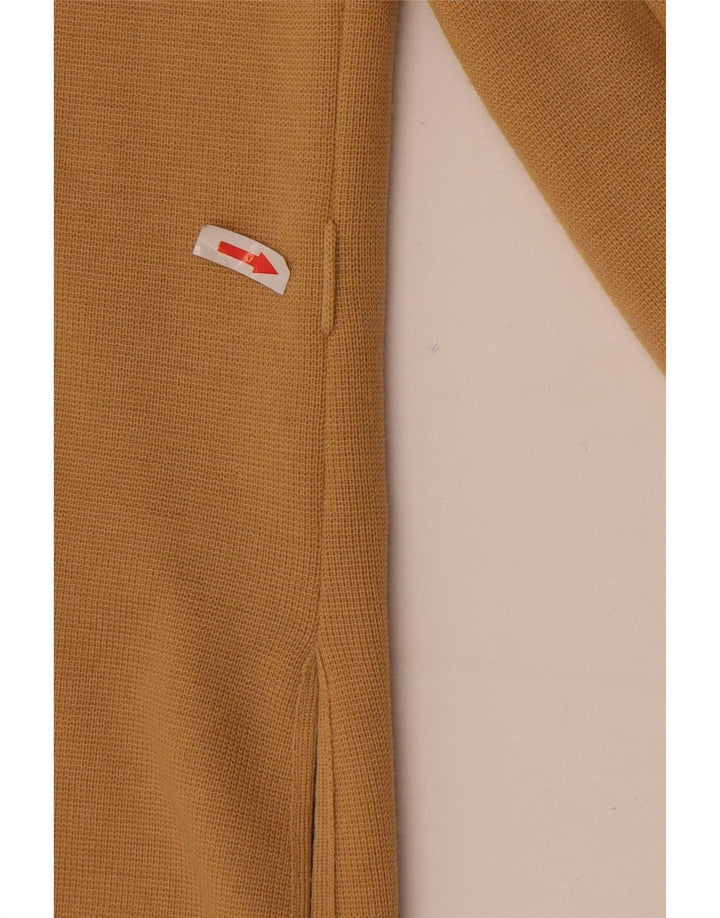 Luisa Spagnoli Pull Cardigan Femme UK 14 Laine Beige Moyen