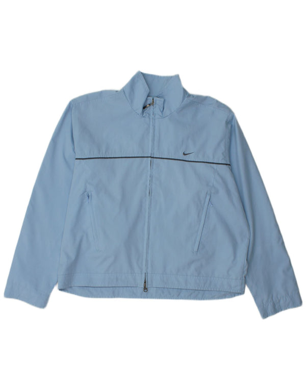 Nike Veste de survêtement surdimensionnée pour femme US 12/14 Large Bleu Polyester