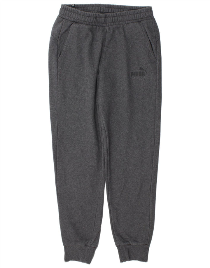 Puma Pantalon de Survêtement Joggers Homme Gris Moyen Coton