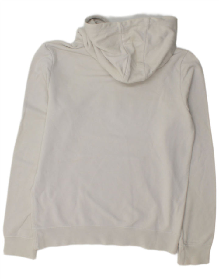 Champion Pull à Capuche Graphique Homme Blanc Moyen Coton