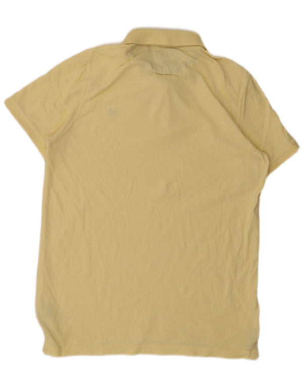 CREW CLOTHING Polo Homme Grand Jaune Coton