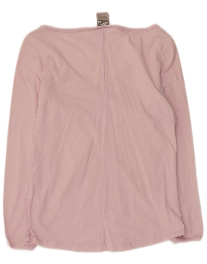 Nike Haut à manches longues pour femme UK 10/12 Rose moyen