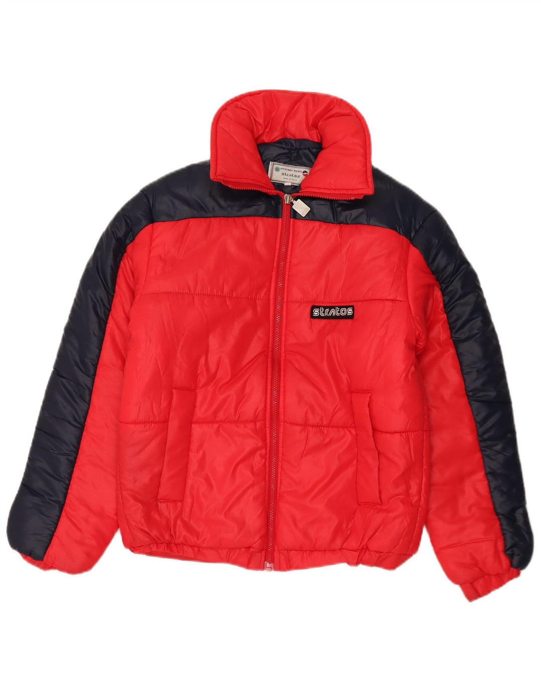 Stratos Veste matelassée Femme IT 44 Rouge Moyen Colourblock Polyamide