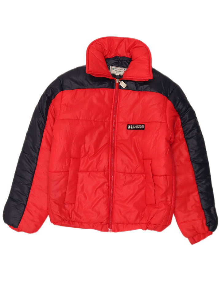 Stratos Veste matelassée Femme IT 44 Rouge Moyen Colourblock Polyamide