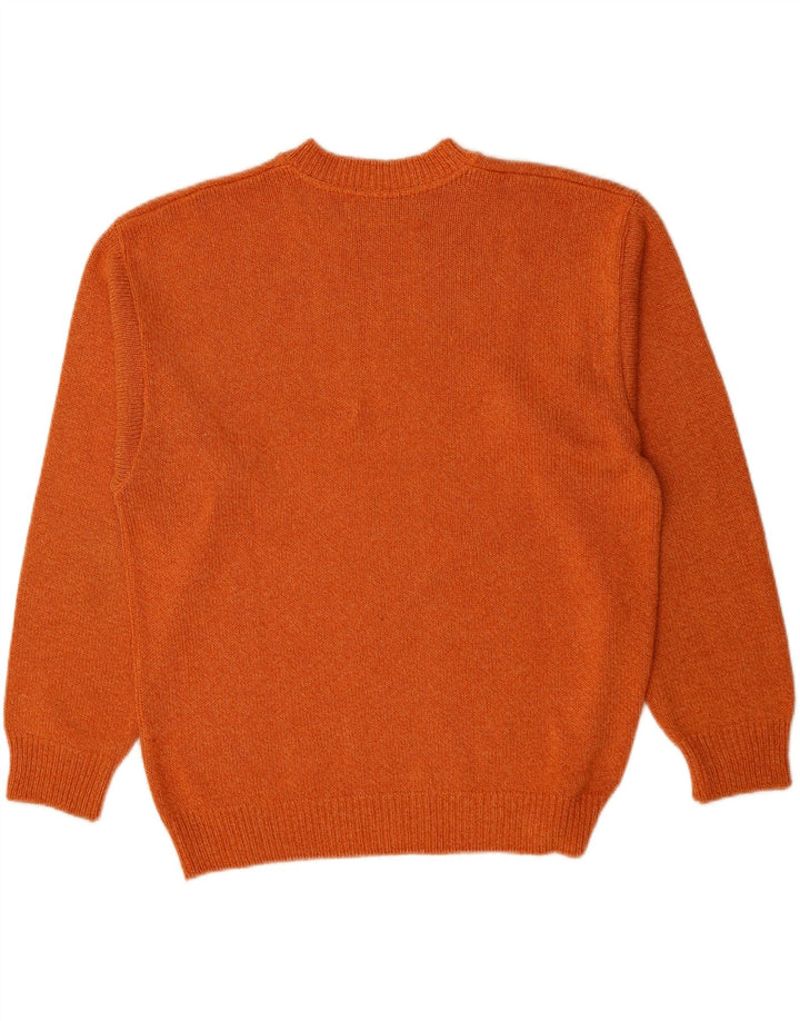 Armata Di Mare Pull à col rond pour homme IT 52 Large Orange Coton